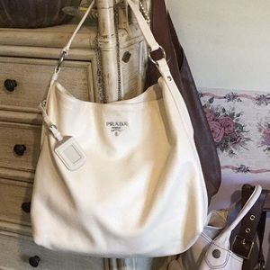 Large Prada hobo bag